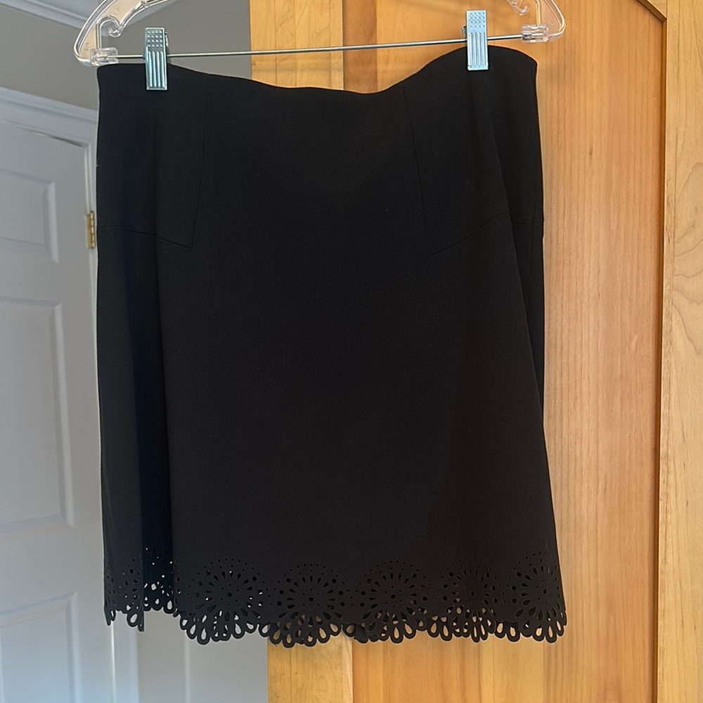 Loft Elegant Black Skirt and Coordinatimg Top - NWT